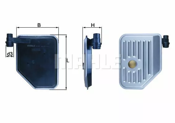 MAHLE (HX 156) Hydraulikfilter, Automatikgetriebe für HYUNDAI KIA