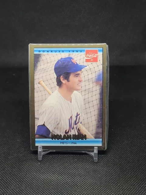 1992 Donruss Coke Ryan #1 Nolan Ryan/1966 NY Mets Sealed (2)