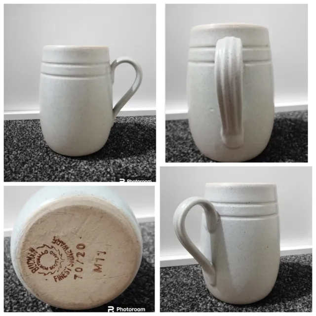 Buchan Portobello Hand Made Large Grey Finest Stoneware Tankard Mug