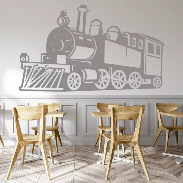 Steam Train Childrens Wall Sticker WS-19069