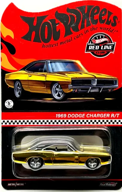 Hot Wheels 2023 Rlc Rouge Ligne Club Exclusif 1969 Dodge Charger R/T en Main