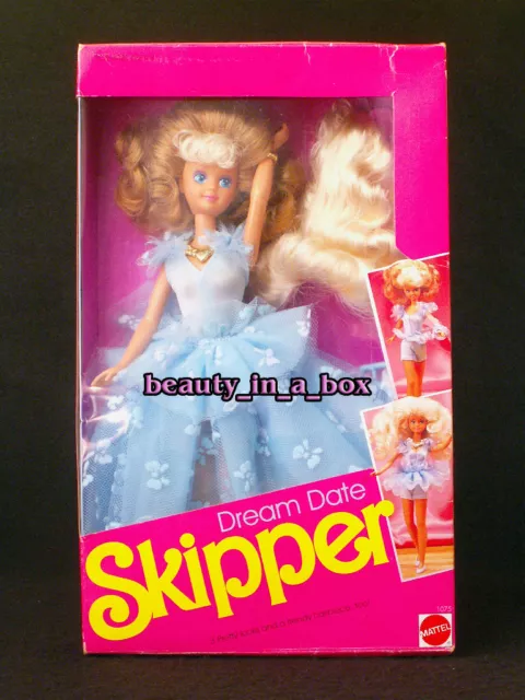 Dream Date Skipper Doll 1990 Great Box Barbie