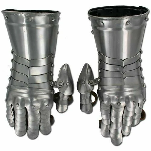 Medieval Battle Gauntlets ~ Armor for Gloves Hand protection ~ Lapr/SCA Gloves