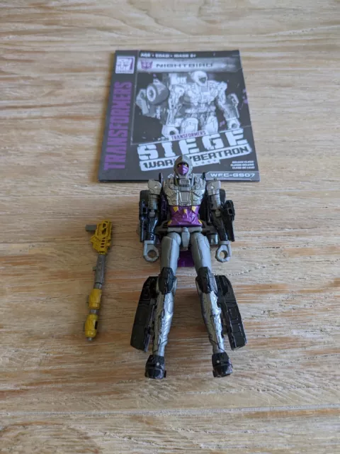 Transformers Generations Selects Siege Nightbird Deluxe Action Figure Hasbro