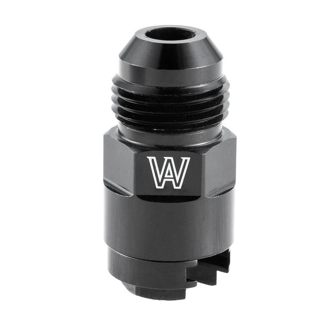 Raccord Adaptateur 8AN Mâle à Mâle Droit - Pour Circuits Hydrauliques Auto/moto - Noir Uxcell