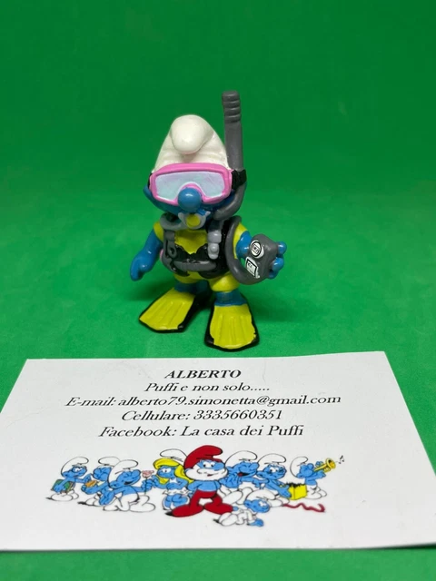 Puffi Smurfs Puffo Sub Snurf Scuba Diver 20466