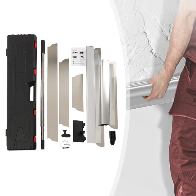 NEW Drywall Skimming Blade Set - 12", 22" & 32" Blades & Extension Pole