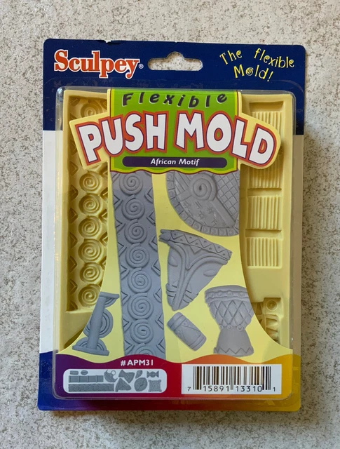 Sculpey Flexible Push Mold APM31 African Motif