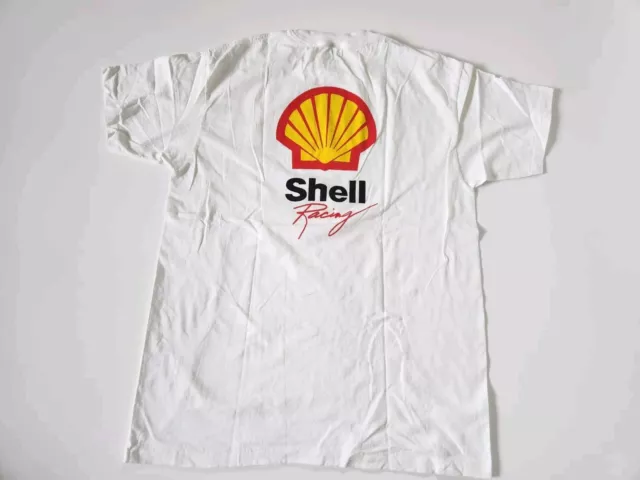 Vintage Shell Racing Single Stitch Shirt XL Excellent Condition! Nascar 90s Y2k