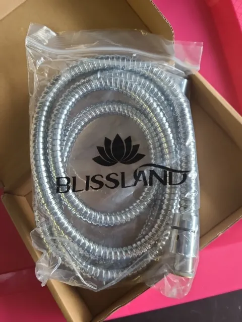 Blissland Shower Hose 79 Inches Extra Long Stainless Steel Handheld Shower Z