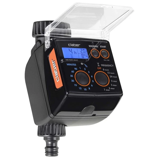 Claber 8486 Centralina Programmatore Tempo Select Irrigazione Giardino Prato Lcd