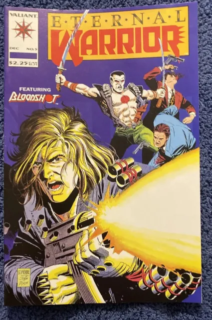 ETERNAL WARRIOR No 5: Early BLOODSHOT Appearance Valiant From December 1992 RARE