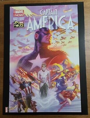 Captain America 22 Variant Cover Tomorrow Soldier Marvel Comics Poster Alex Ross