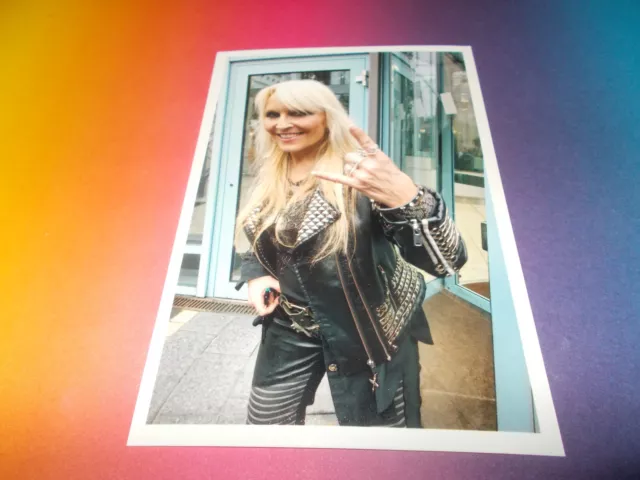 Doro Pesch Hard Rock signed signiert autograph Autogramm 20x30 Foto in person 3