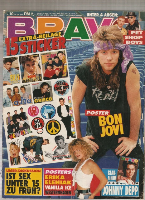 BRAVO, Nr. 10/1991,+Fehlseiten,GUT,Ohne Poster, mit:Deep Purple,Thomas Gottschal