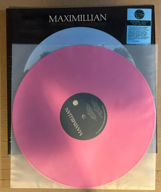 LP:  MAXIMILLIAN - self titled s/t   HEAVY PSYCH NEW SEALED PINK VINYL