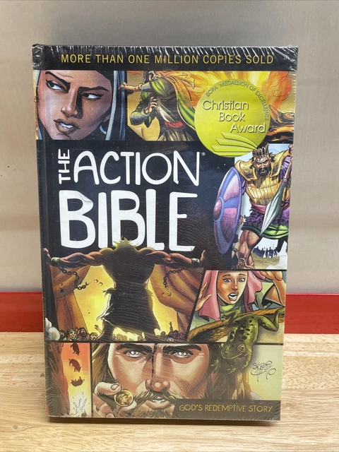 The Action Bible by Doug Mauss, Sergio Carrillo,(2010, Hardcover, Brand New)