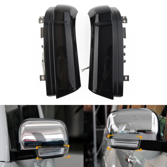 For Mitsubishi Pajero V73 V77 V93 Sequential LED Side Mirror Turn Signal Light