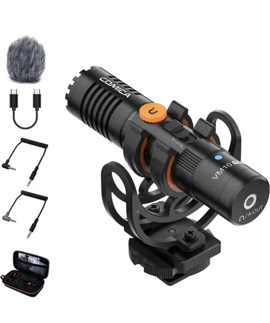 ✅Comica VM10 Pro Camera Microphone Video Shotgun Microphone for Smartphones DSLR