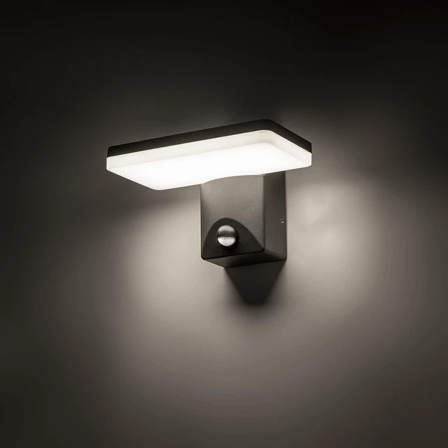 FLORNIA Outside Light Outdoor LED Wall Lighting Main Powered External Security