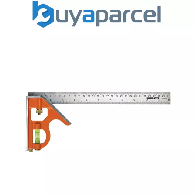 Bahco CS400 400mm 16" Carpenters Combination Square BAHCS400 Stainless Steel