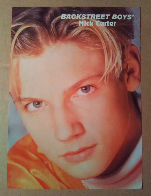 MAGAZINE PINUP~ BACKSTREET BOYS ~Brian~AJ~Howie~Kevin ~1990s ~~Back