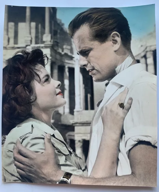 "Romarei" Carola von Kayser, Joachim Hansen Kinoaushangfoto coloriert 1958