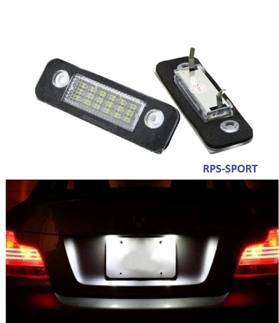 Feux LED Pour Plaque D'immatriculation - Compatible Ford Focus, Kuga, Ranger, Jaguar XF - 6000K Blanc - Neuf