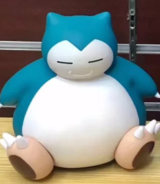 Pokemon Anime Snorlax Piggy Bank Figurines Q Edition Fashion Model Small Cute