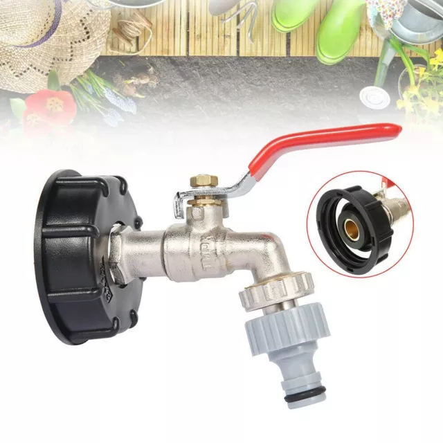 per acqua Raccordo per tubo flessibile Adattatore serbatoio IBC Tap da giardino