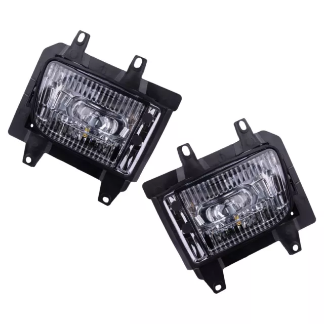 1Pair Front Bumper Driving Lamp Fog Light Clear Lens Part Fit for BMW E30 85-93