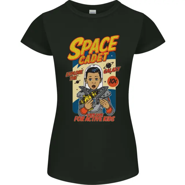 Maglietta da donna Space Cadet Explore the Galaxy Astronaut Petite Cut