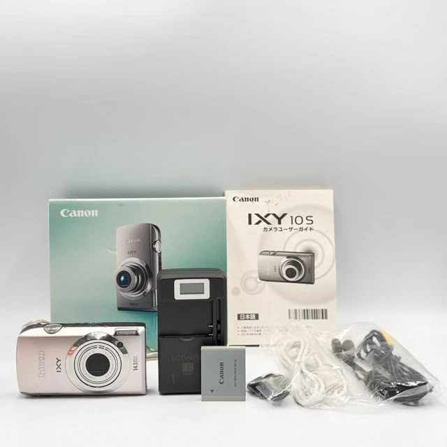 CANON IXY 10S Silver Compact Digital Camera Tested Working Seller