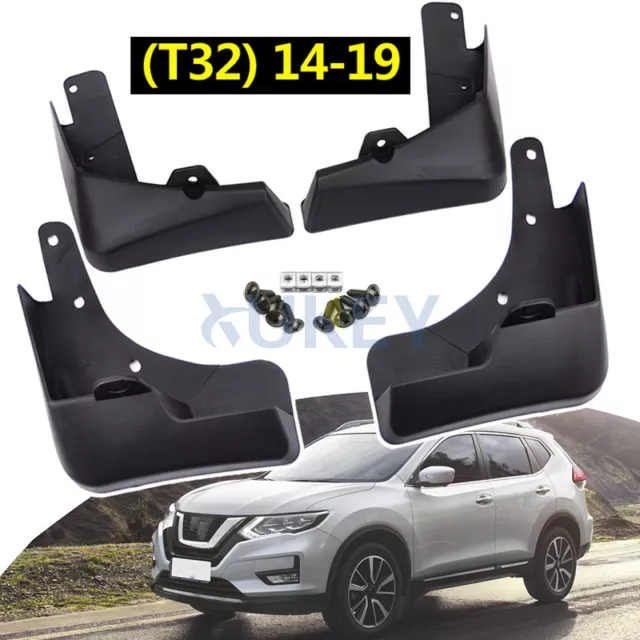 4Pcs Mud Flaps Splash Guards Mudguards For Nissan Rogue X-trail T32 2014-2019