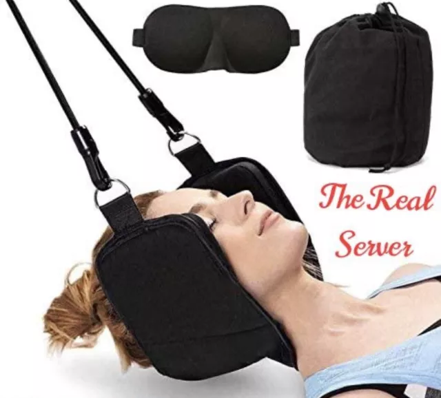 Head Hammock for Neck & Headache Pain Relief Cervical Traction Stretcher Xmas