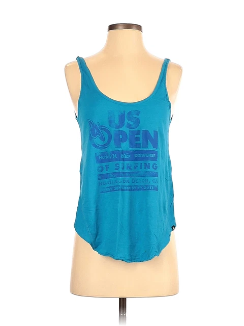 Hurley Women Blue Tank Top XS