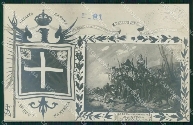 Militari 15º Reggimento Fanteria Brigata Savona Foto cartolina XF4471