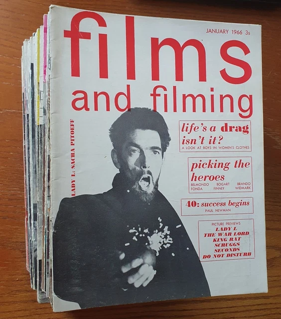 FILMS AND FILMING Monthly Magazine - 1962 to 1971 - Your Choice £8.95 ...