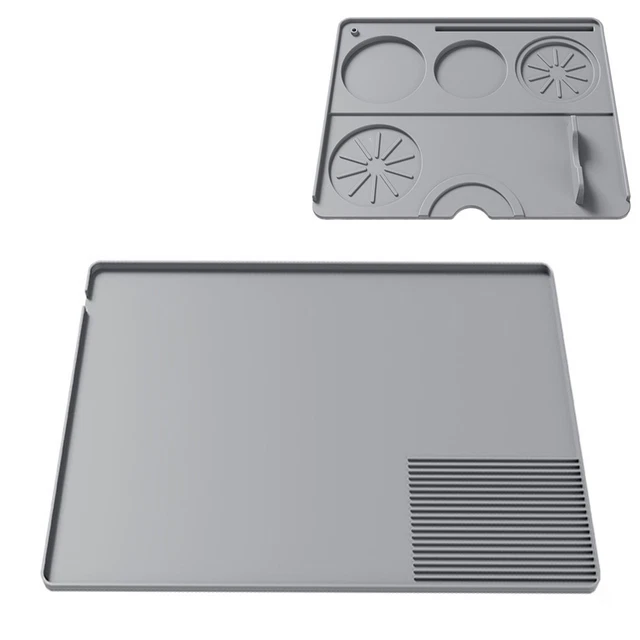 FOR ESPRESSO MACHINE Silicone Mat with Spill Resistant Edge and Noise ...