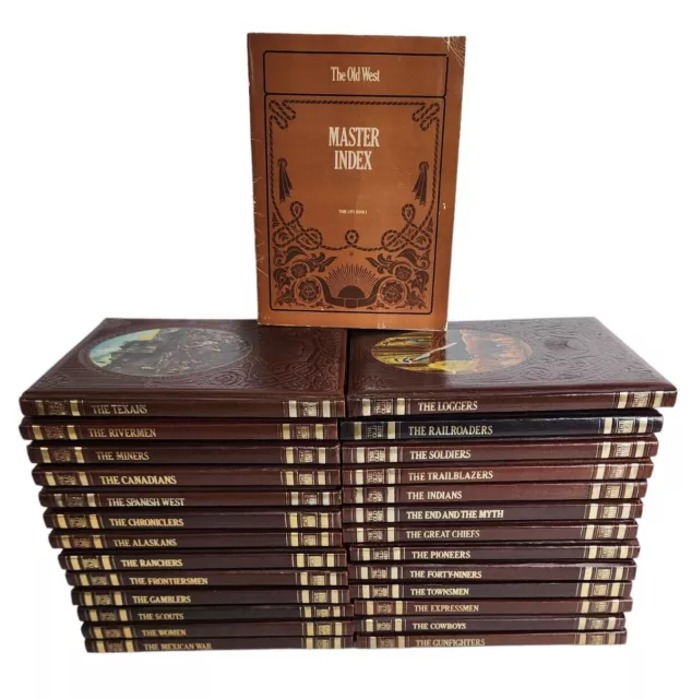 Complete Series Set Time Life THE OLD WEST + Index 26 Volumes