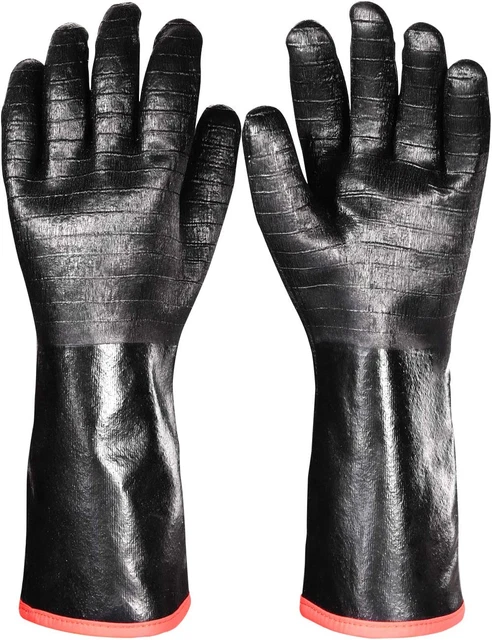 BBQ Gloves, 1 Pair, 1292℉ Heat Resistant Grilling Oven Gloves, Fire & Oil Resist
