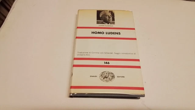 Johan Huizinga HOMO LUDENS Einaudi NUE 1979, 26g25