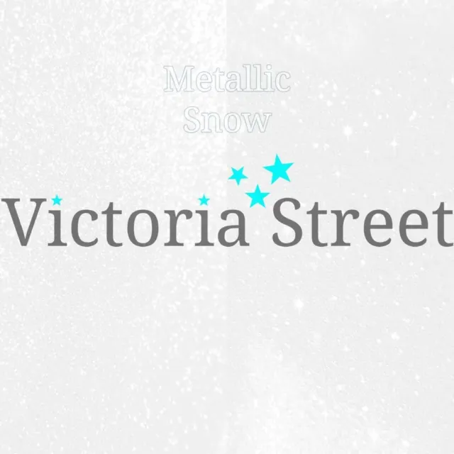Victoria Street Glitter - Metallic Snow White - Fine 0.008" / 0.2mm (Clear)