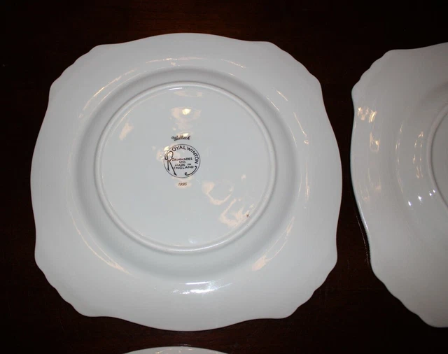 4 Royal Winton Grimwades Welbeck Vintage 1995 Chintz Dinner Plates 9