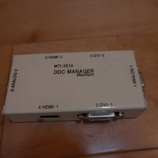 MasTech MTI-2510 DDC Manager with HDMI, DVI, Analog VGA, USB BN81-05359A