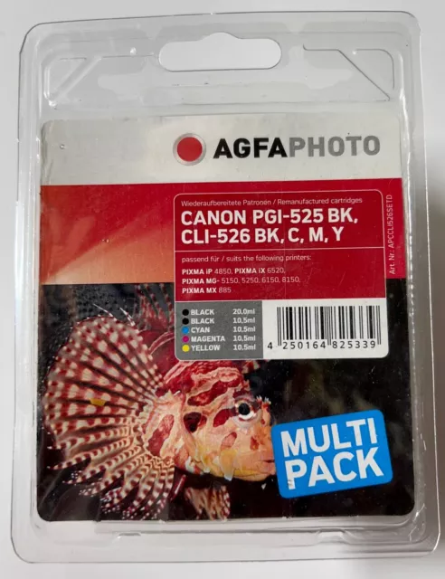 Canon PIXMA iP 4850 Paquete Múltiple De Tintas Compatibles PGI-525 CLI-526