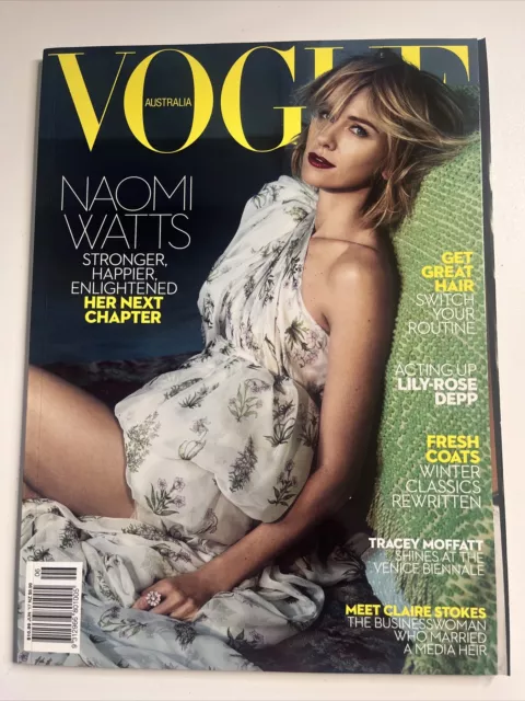 Vogue Australia Magazine June 2017 Naomi Watts Lily - Rose Depp Claire Stokes