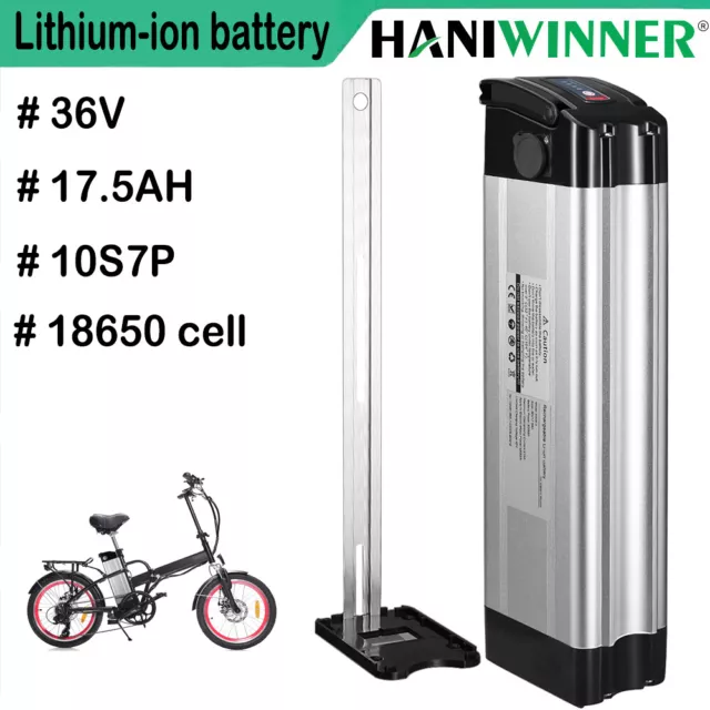 Silverfish 36V 17.5AH 350W 500W 750W E-Bike Batterie Akku Pedelec ElektroFahrrad