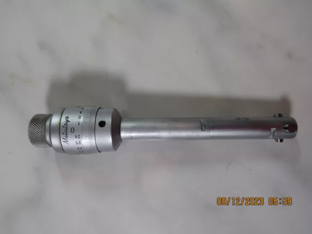 Mitutoyo Inside Micrometer Bore Gauge .5"-.6", 1 DIV., .0002"