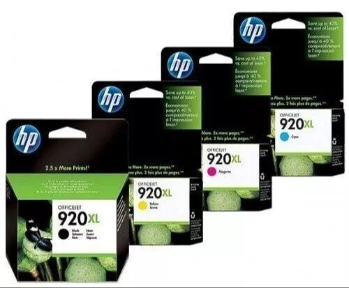 HP 920XL C2N92AE Combo Pack Confezione da 4 Cartucce XL Serie 60007000 originale 2